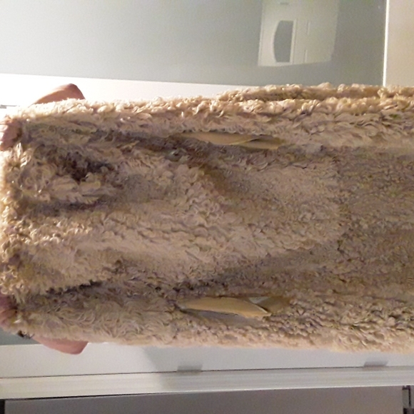 Full length sheepskin coat designer is denier - Picture 2 of 4